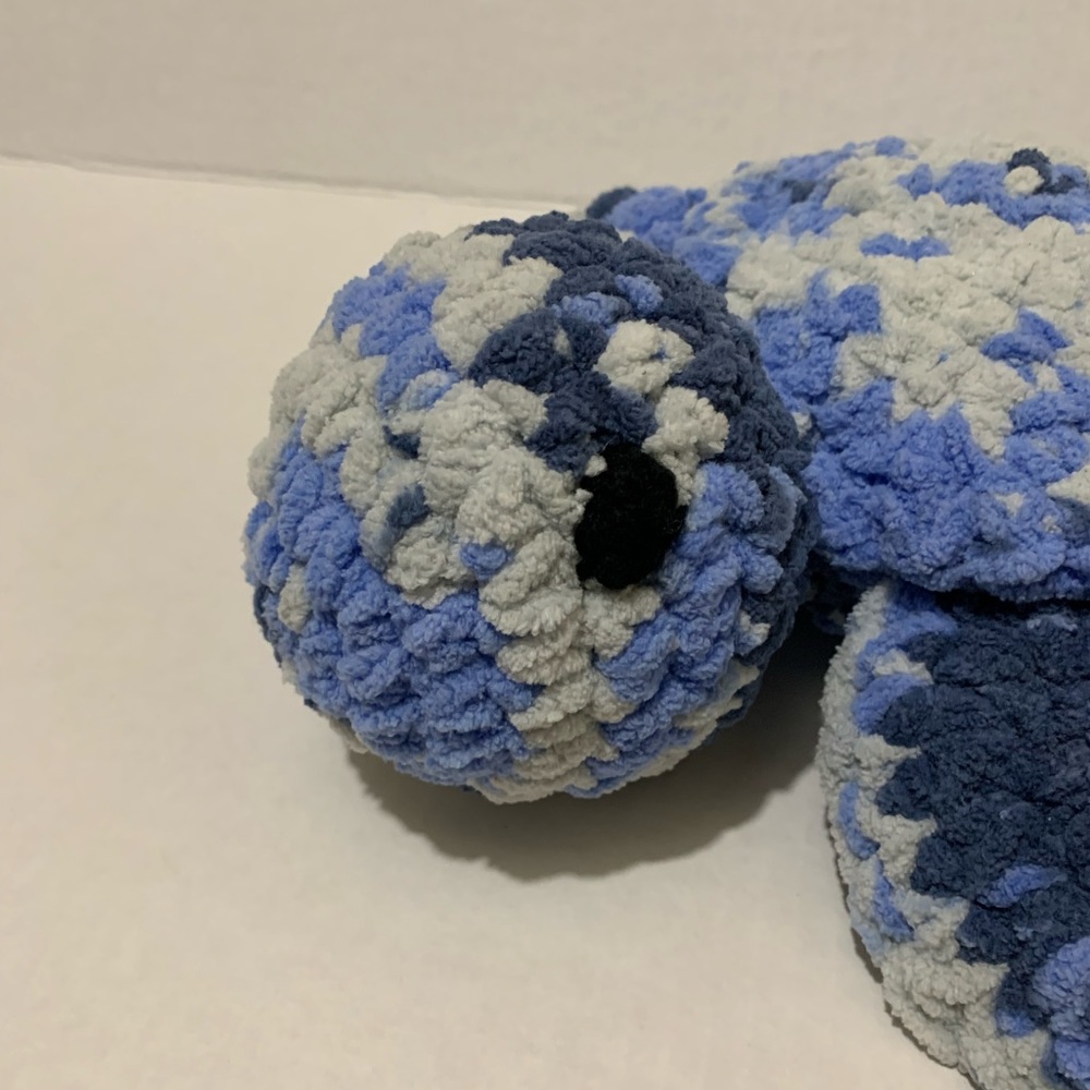 Sea Turtle Nursery Room Decor Soft Plushie Sea Turtle Handmade Crocheted - Picture 10 of 14